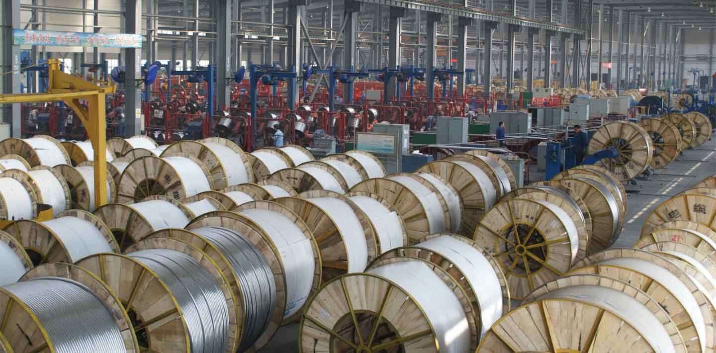the producing plant of acsr wire-huadong